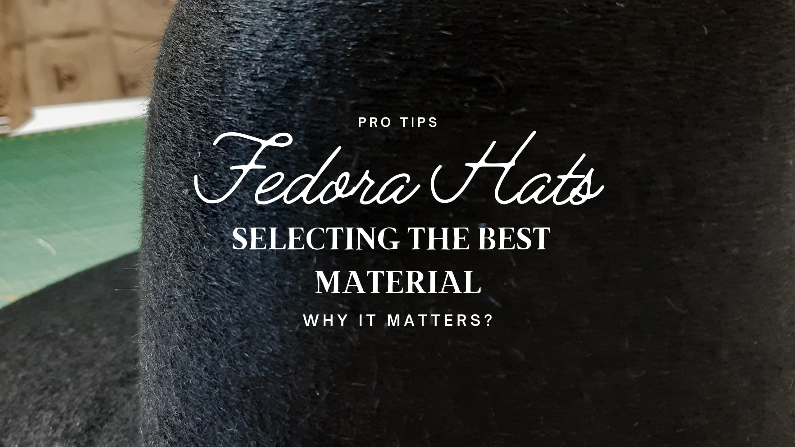 Close-up image of an elegant wild hare long hair fedora with a smooth, lustrous silk-finish, showcasing its intricate texture and superior craftsmanship