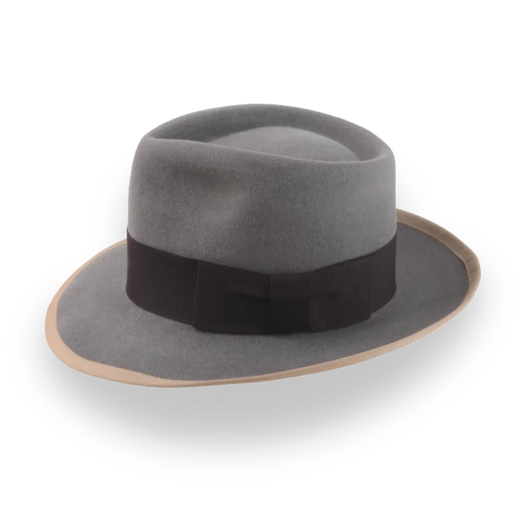 1920s Inspired Vintage Fedora Hat with Classic Teardrop Crown | The Collector - Agnoulita Hats 2