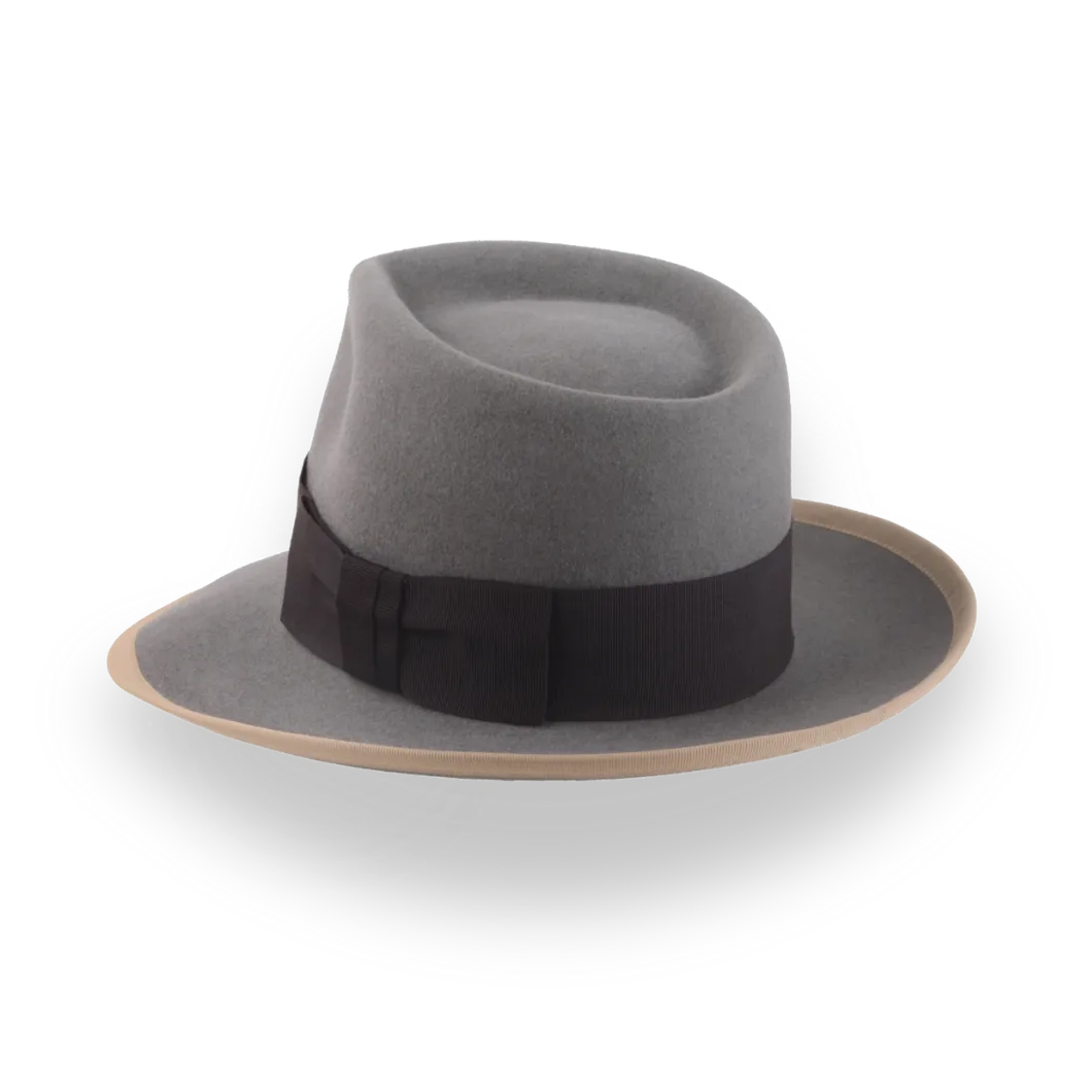 1920s Inspired Vintage Fedora Hat with Classic Teardrop Crown | The Collector - Agnoulita Hats 3