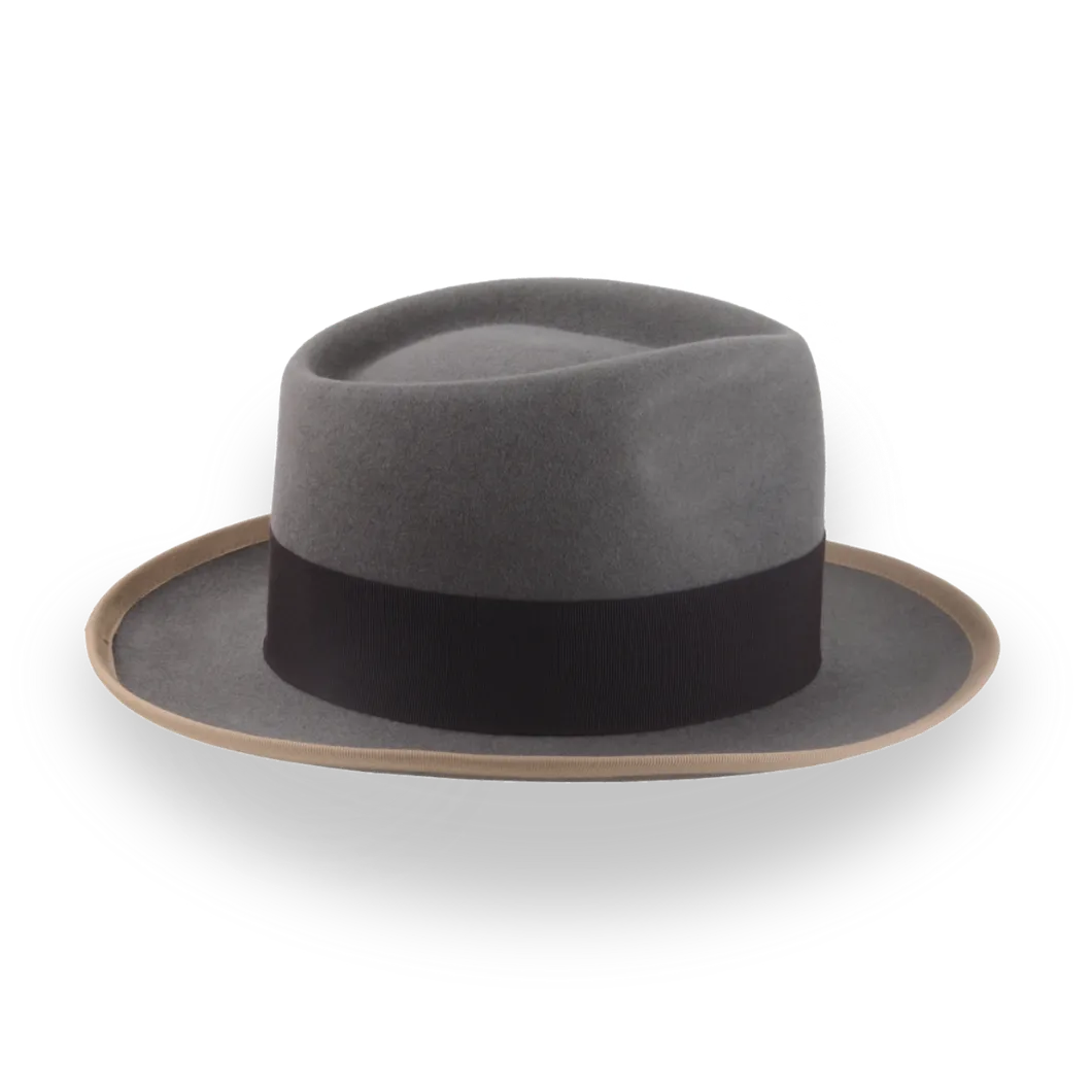 1920s Inspired Vintage Fedora Hat with Classic Teardrop Crown | The Collector - Agnoulita Hats 5