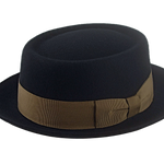 The ANTICO | Agnoulita Custom Handmade Hats Agnoulita Hats 1 | Black, Porkpie, Telescope