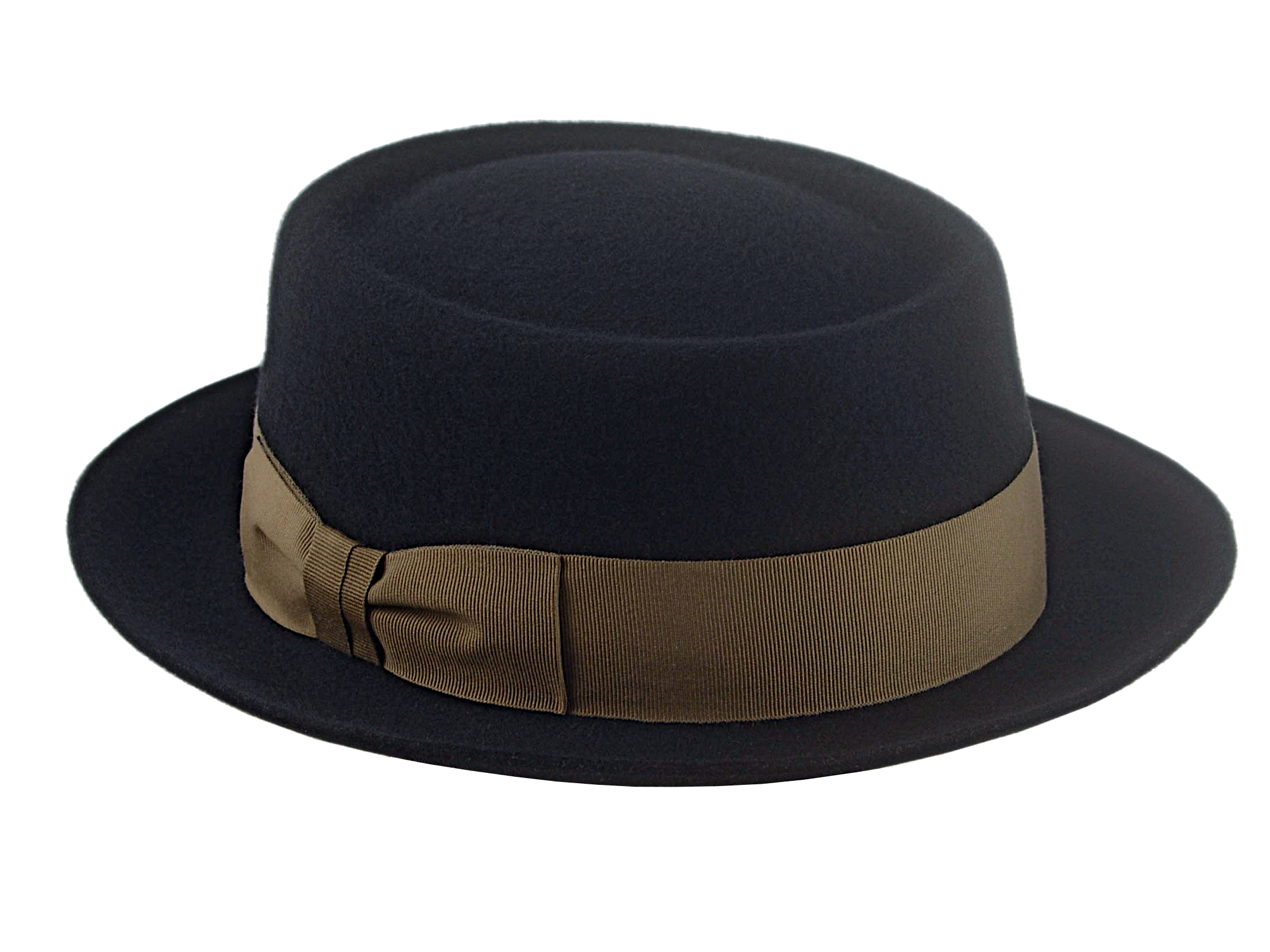 The ANTICO | Agnoulita Custom Handmade Hats Agnoulita Hats 3 | Black, Porkpie, Telescope