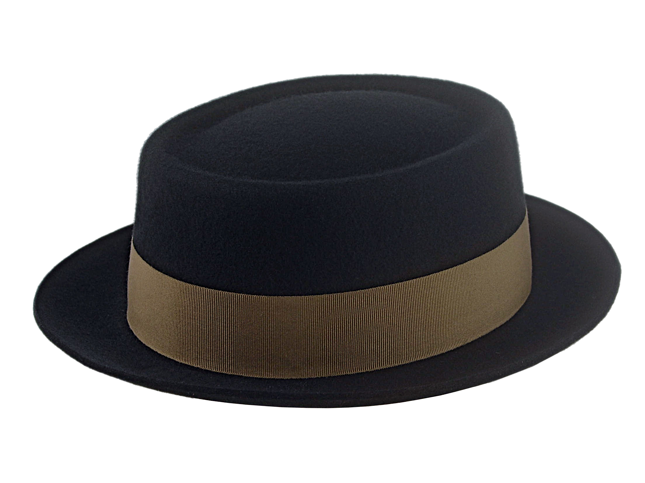 The ANTICO | Agnoulita Custom Handmade Hats Agnoulita Hats 4 | Black, Porkpie, Telescope