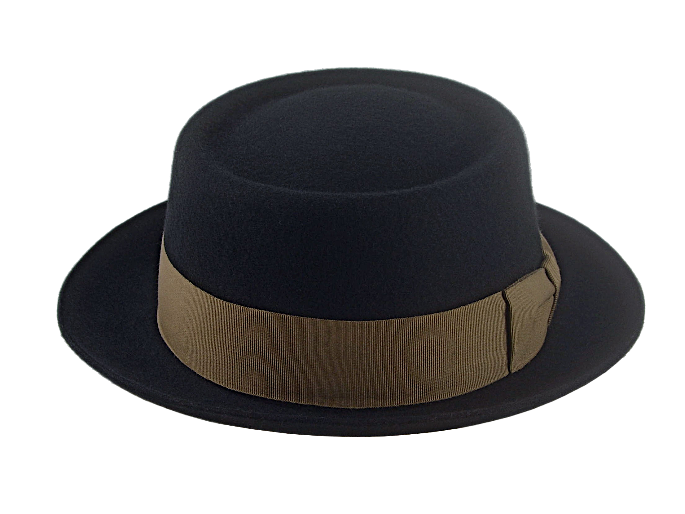 The ANTICO | Agnoulita Custom Handmade Hats Agnoulita Hats 6 | Black, Porkpie, Telescope