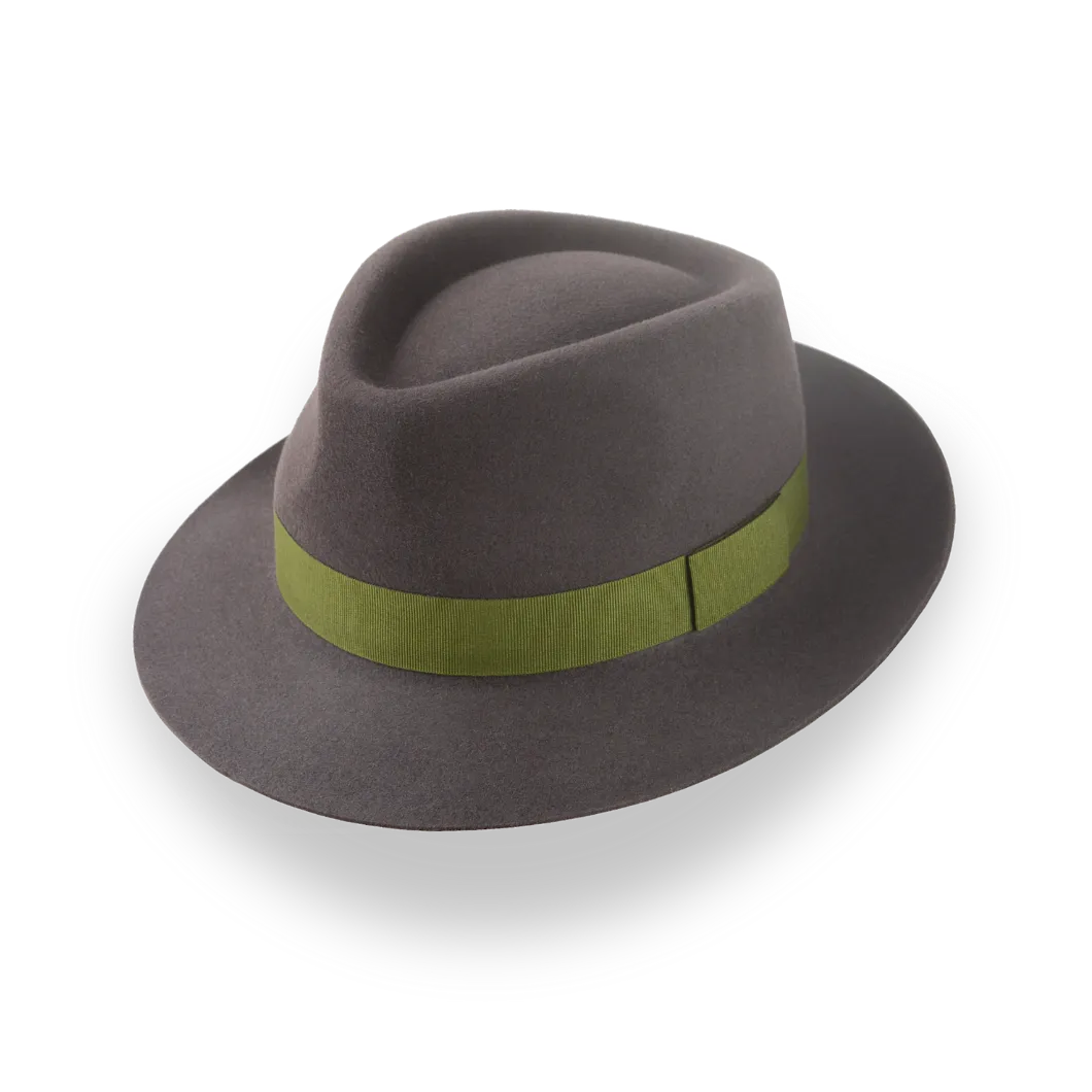 Caribou Grey Casual Fedora for Men | The Cooper - Agnoulita Hats 1