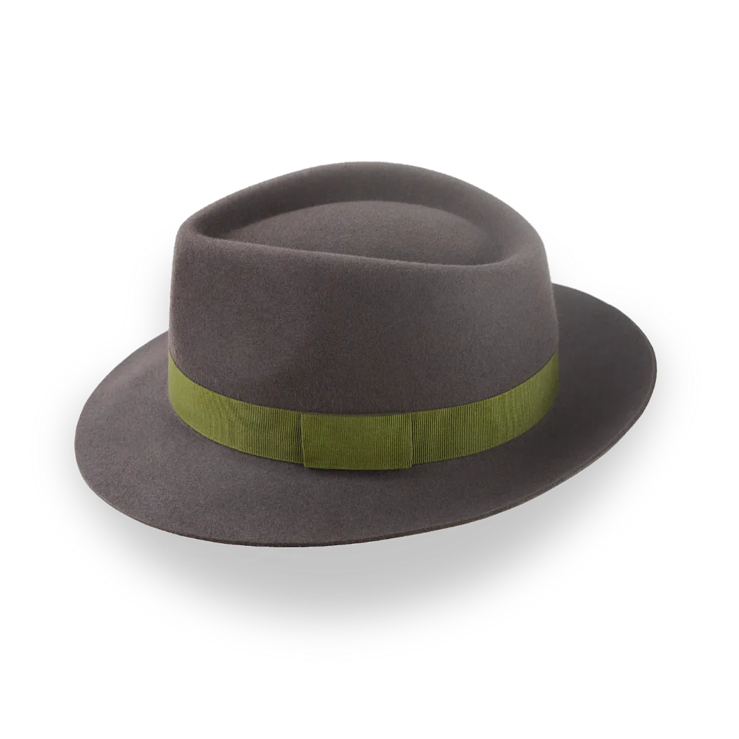 Caribou Grey Casual Fedora for Men | The Cooper - Agnoulita Hats 2