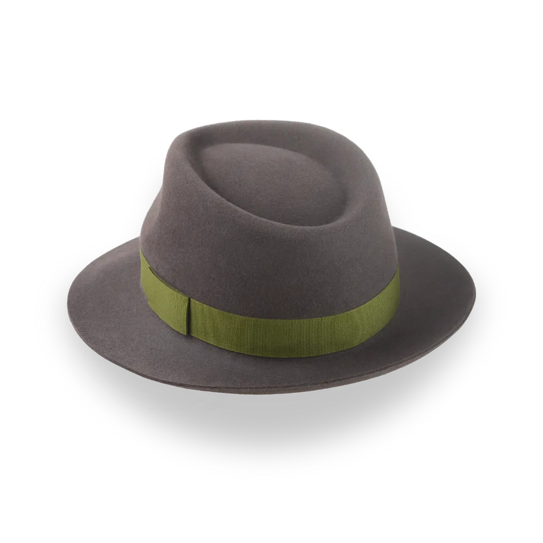 Caribou Grey Casual Fedora for Men | The Cooper - Agnoulita Hats 3