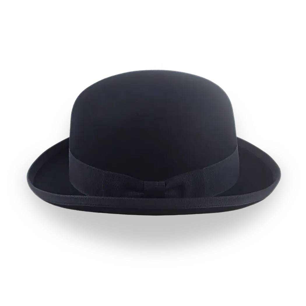 Customizable Black Felt Derby Hat for Men | The Ascot - Agnoulita Hats 2