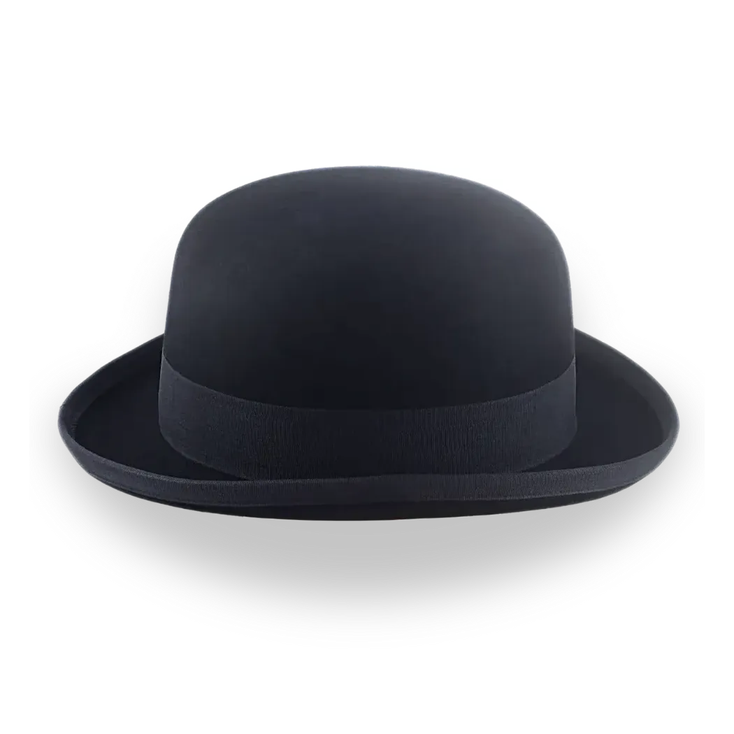 Customizable Black Felt Derby Hat for Men | The Ascot - Agnoulita Hats 5