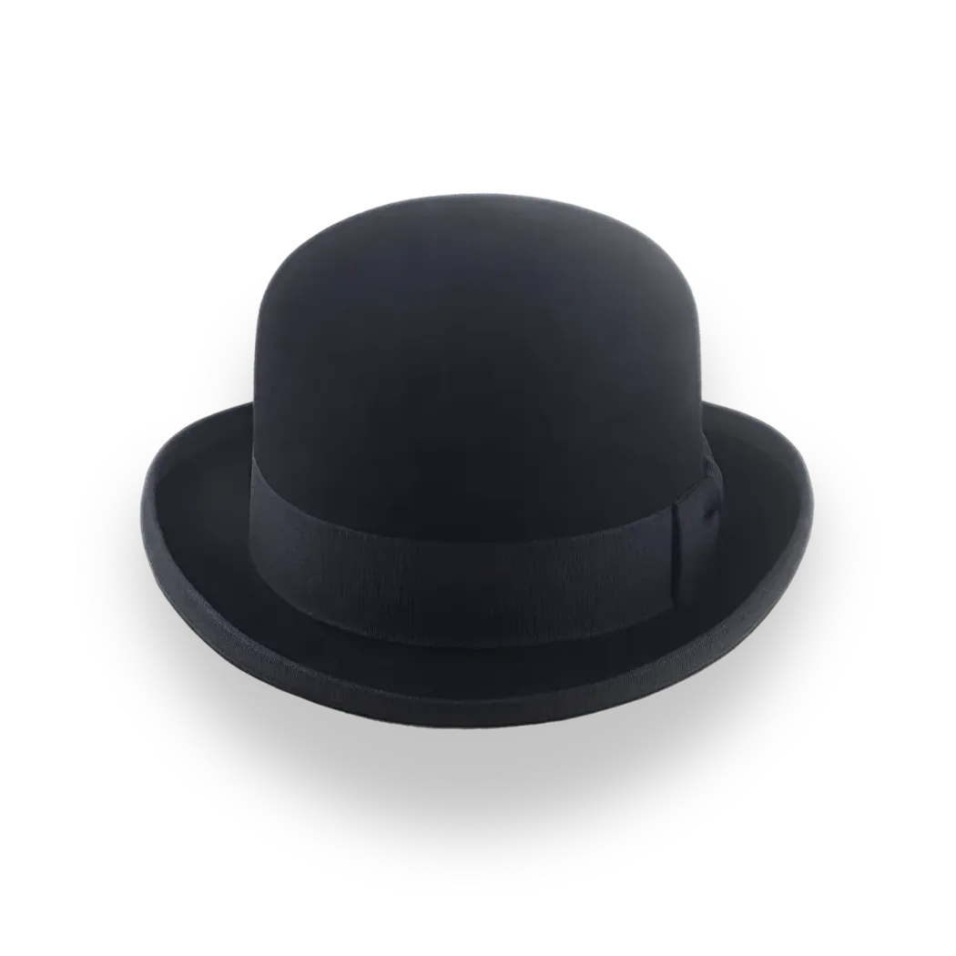 Customizable Black Felt Derby Hat for Men | The Ascot - Agnoulita Hats 6