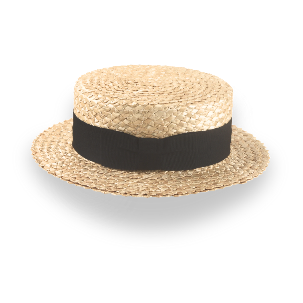 Customizable Classic Straw Boater for Men with Premium Comfort | The Skimmer - Agnoulita Hats 2