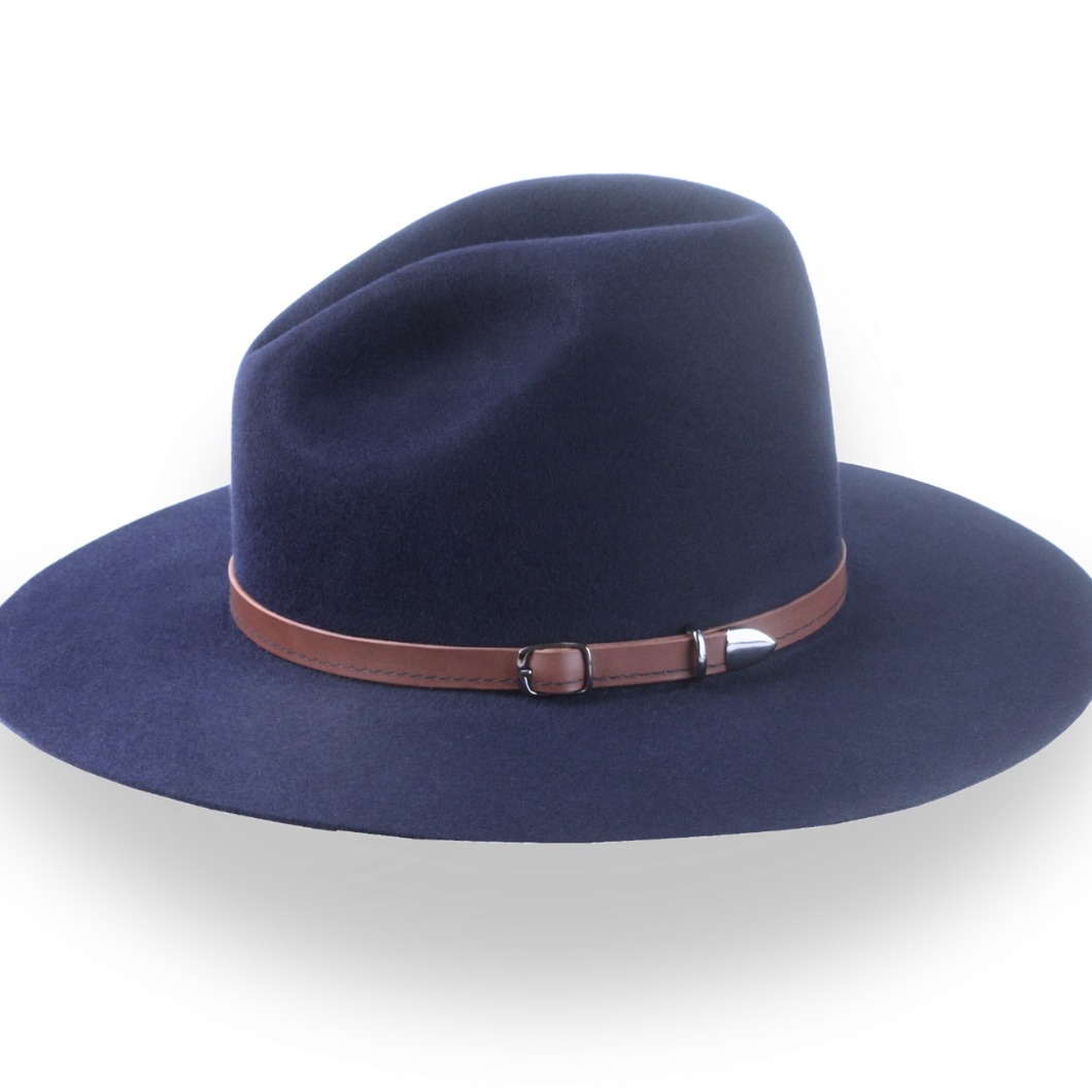 Customizable Gus Crown Western Style Flat Brim Cowboy Hat | The Rogue - Agnoulita Hats 2