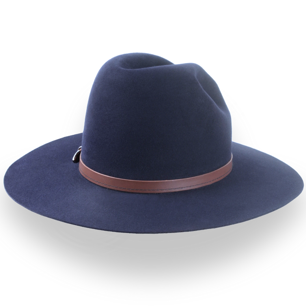 Customizable Gus Crown Western Style Flat Brim Cowboy Hat | The Rogue - Agnoulita Hats 4