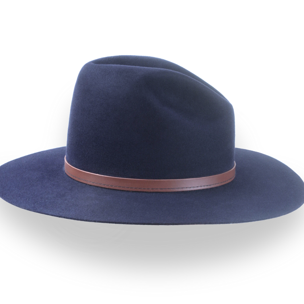 Customizable Gus Crown Western Style Flat Brim Cowboy Hat | The Rogue - Agnoulita Hats 5