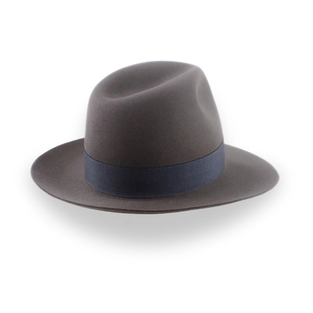 Customizable Indiana Jones Fedora in Caribou Grey | The Pulsar - Agnoulita Hats 4