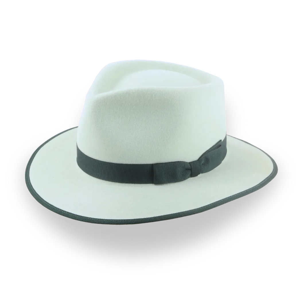 Customizable Mint Green Fedora Hat for Unique Style | The Equinox - Agnoulita Hats 1
