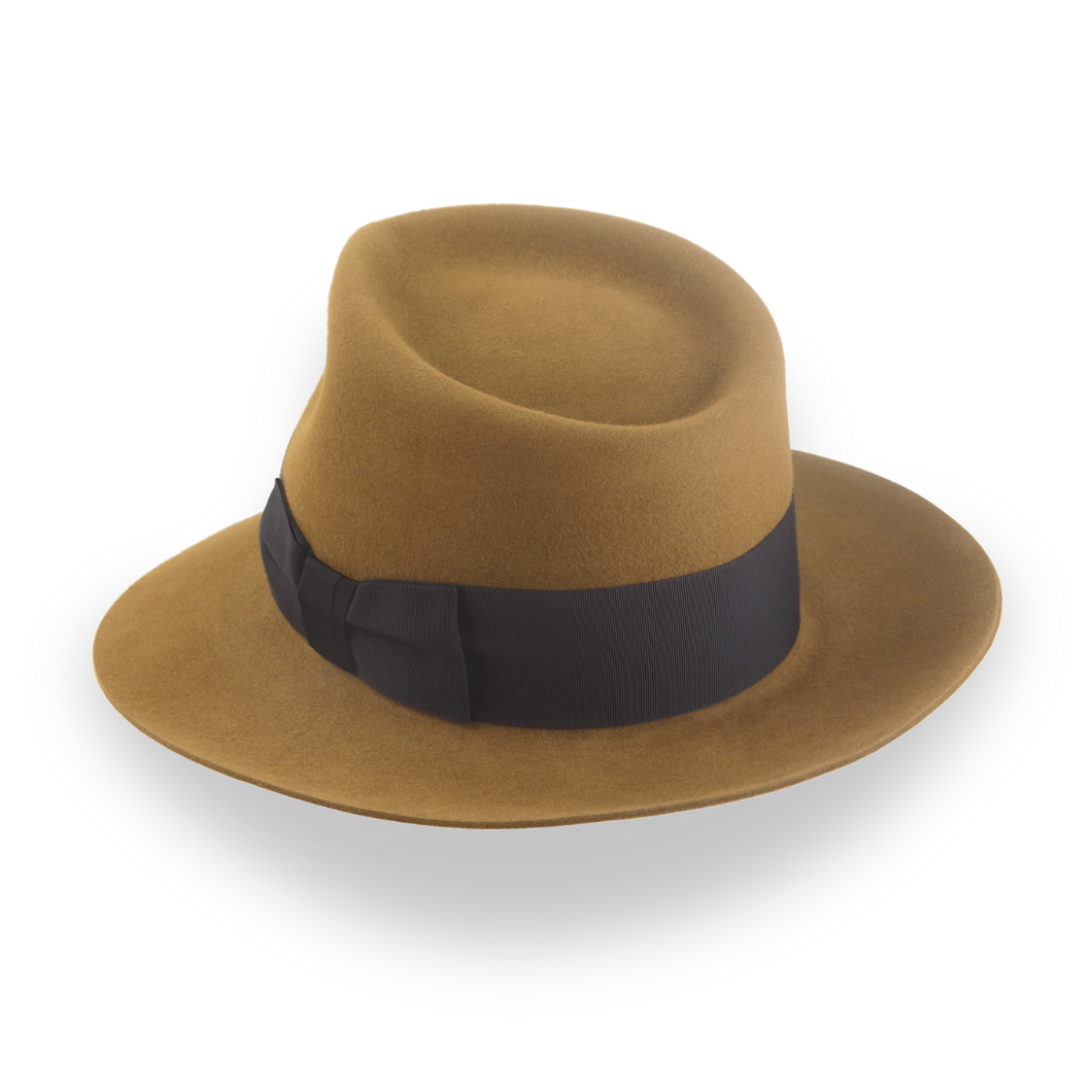 Iconic Bogart Fedora Hat with Custom Fit | The Falcon - Agnoulita Hats 3