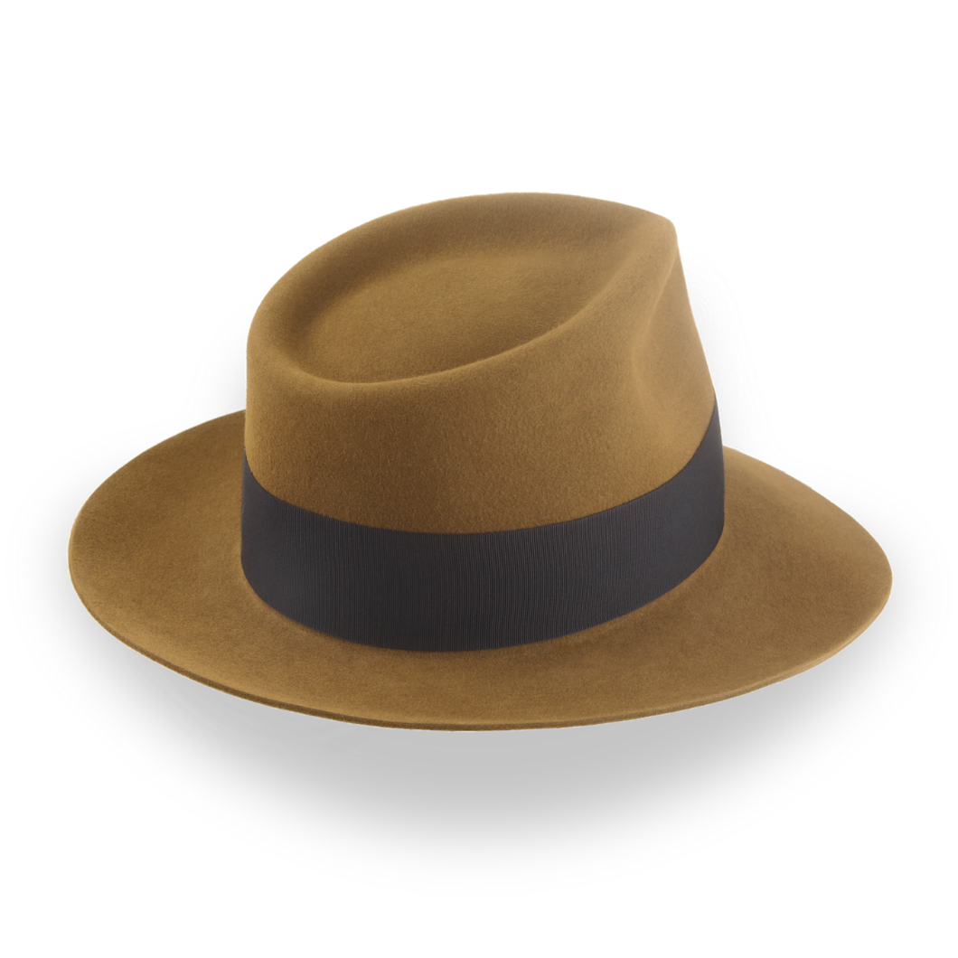 Iconic Bogart Fedora Hat with Custom Fit | The Falcon - Agnoulita Hats 4