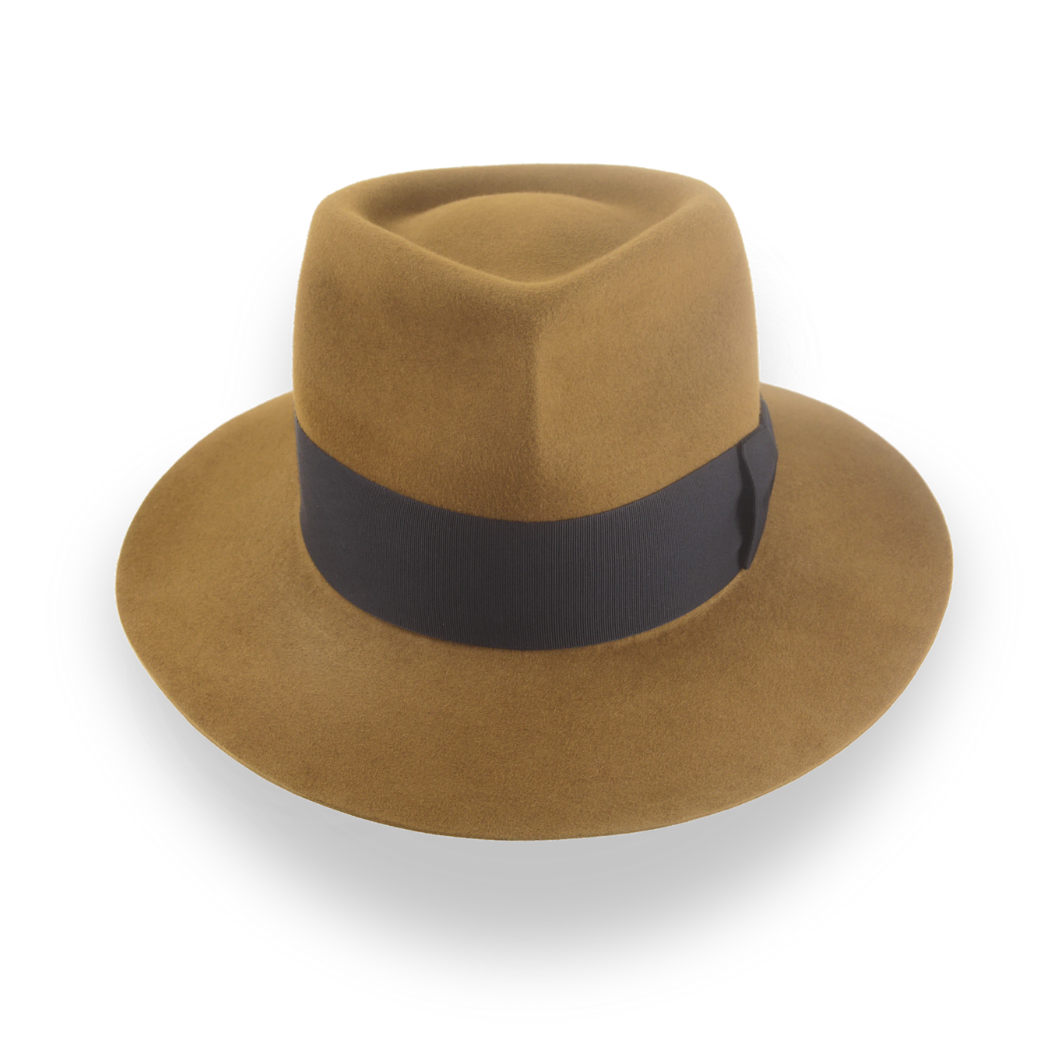 Iconic Bogart Fedora Hat with Custom Fit | The Falcon - Agnoulita Hats 6