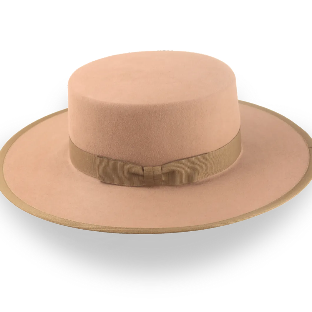 Light Brown Felt Cowboy Hat - Custom Fit and Durable Style | The Gaucho - Agnoulita Hats 2