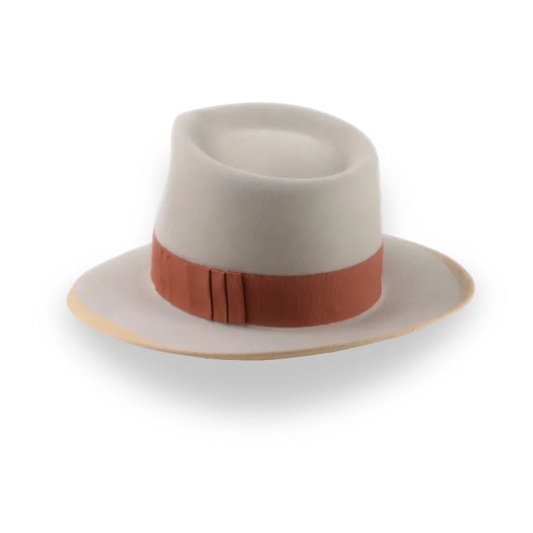 Mens Vintage Charm Fedora Hat with Shark-Gills Hatband | The Pandamator - Agnoulita Hats 3