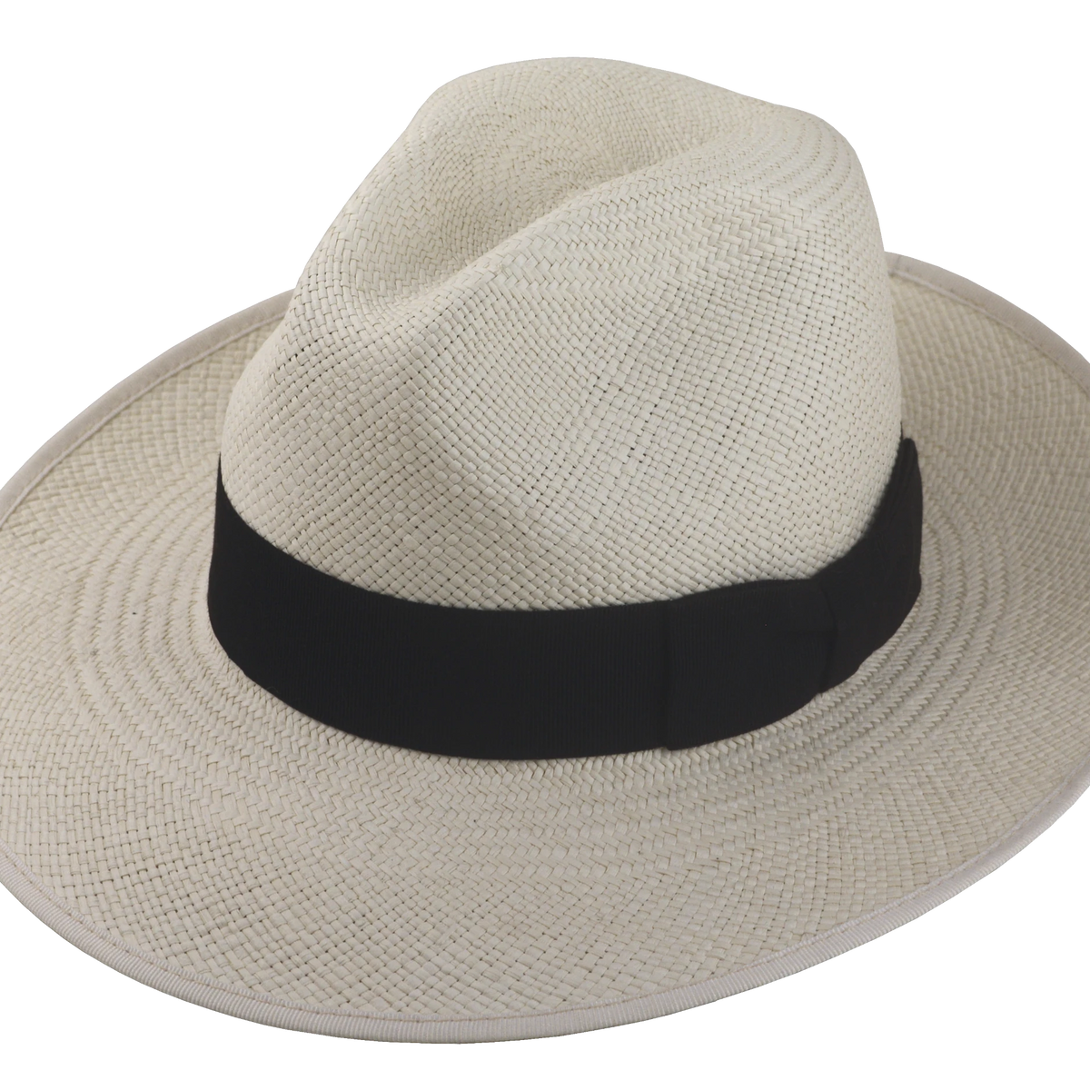 Cappello Panama Premium Fedora Panama Hand Woven In Ecuador