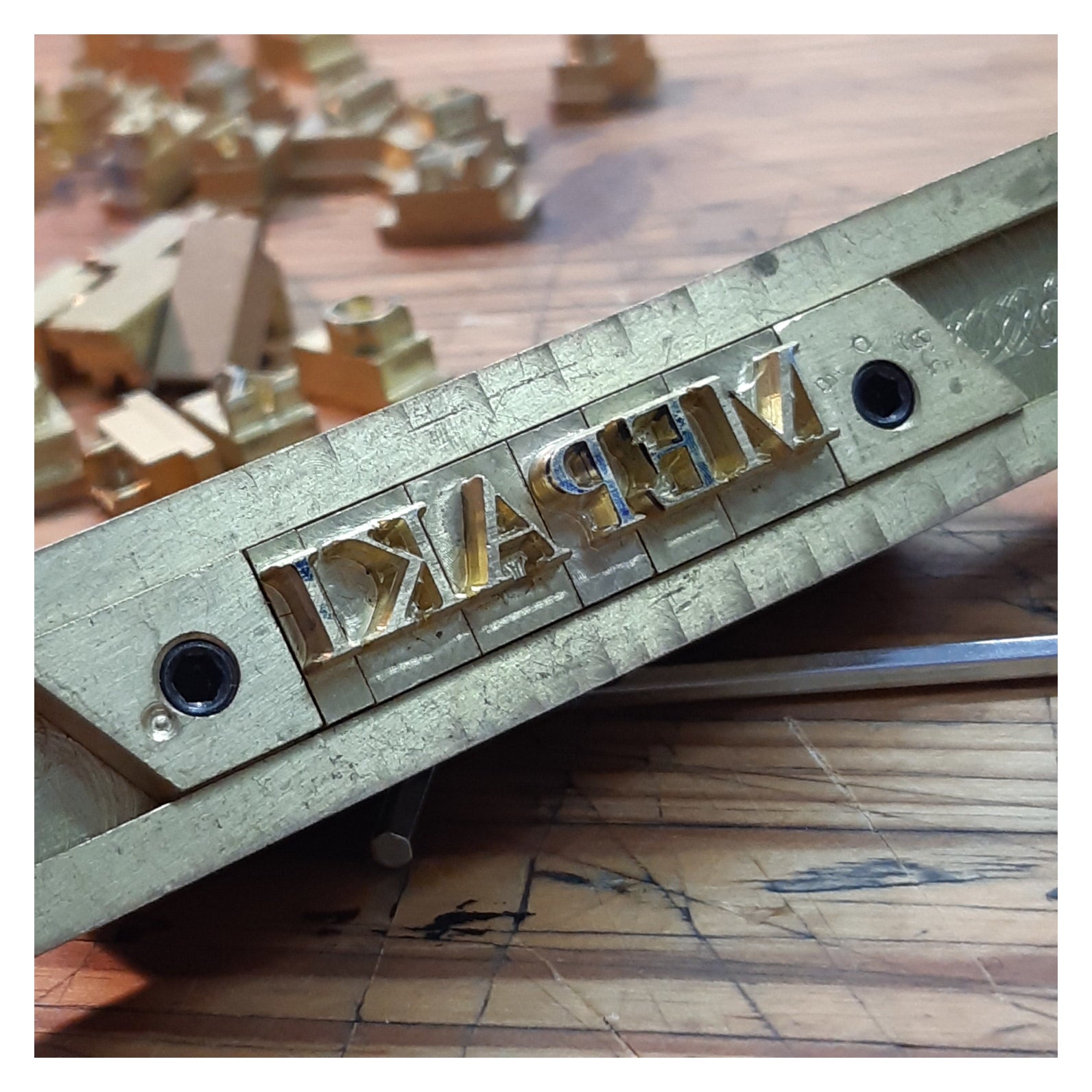 Stamped initials - Agnoulita Hats 1