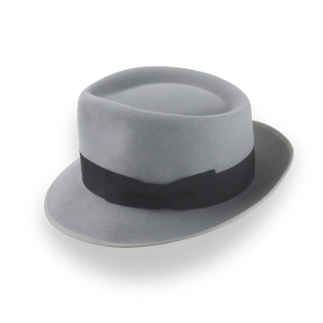 Stylish Bogart Fedora Hat in Grey Fur Felt | The Gin Joint - Agnoulita Hats 2