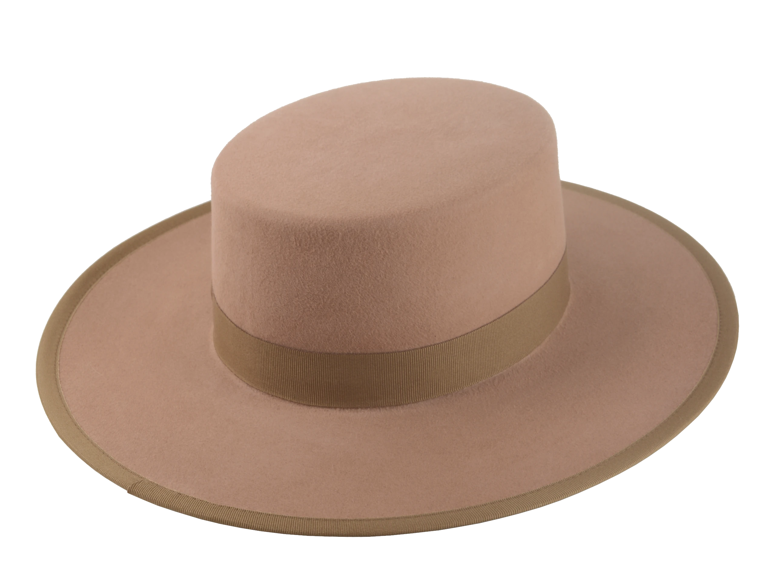 The Gaucho: Tilted view displaying the hat's profile and unique design nuances | Agnoulita Hats