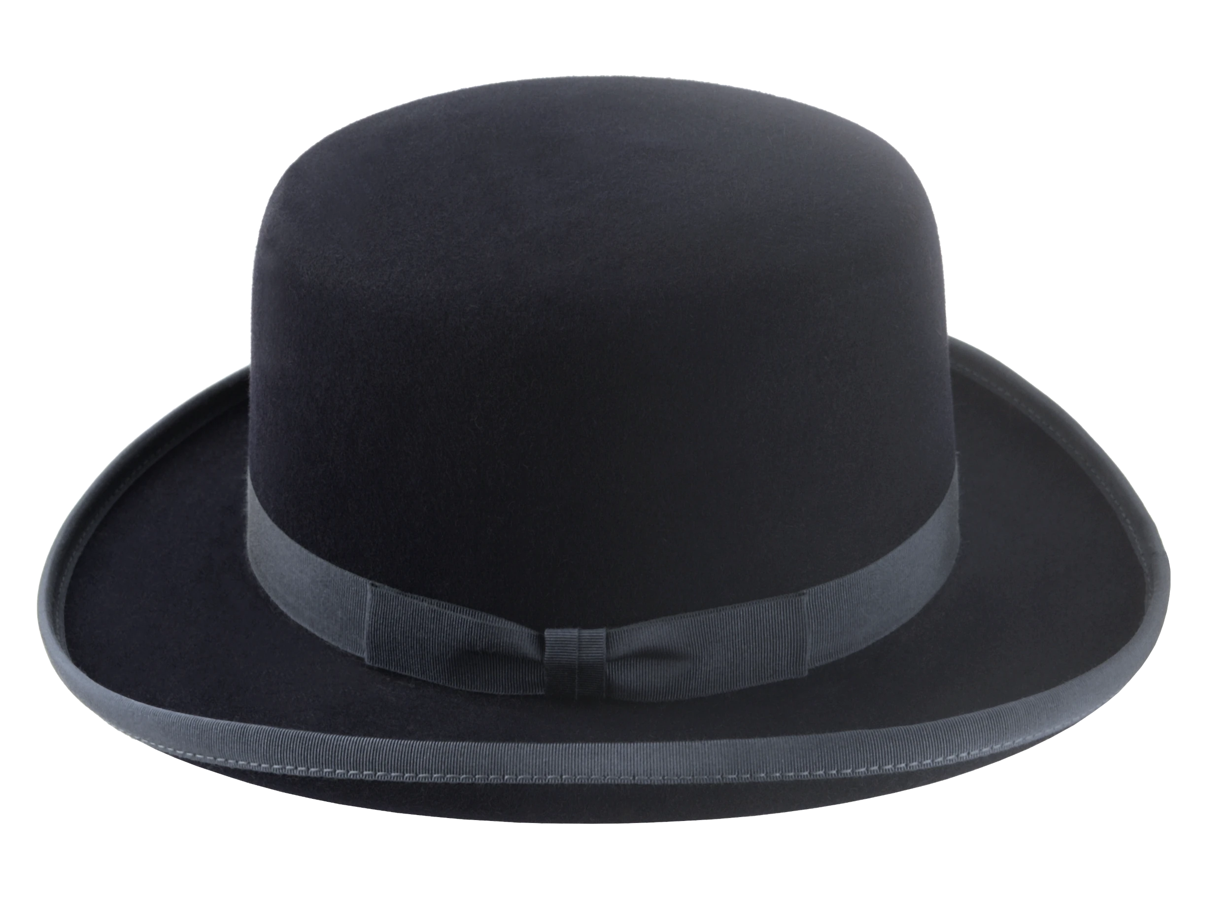 The Neptune: Close-up of the iron grosgrain ribbon hatband | Agnoulita Hats