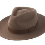 The Pathfinder: Top-down view displaying the hat’s elegant proportions | Agnoulita Hats