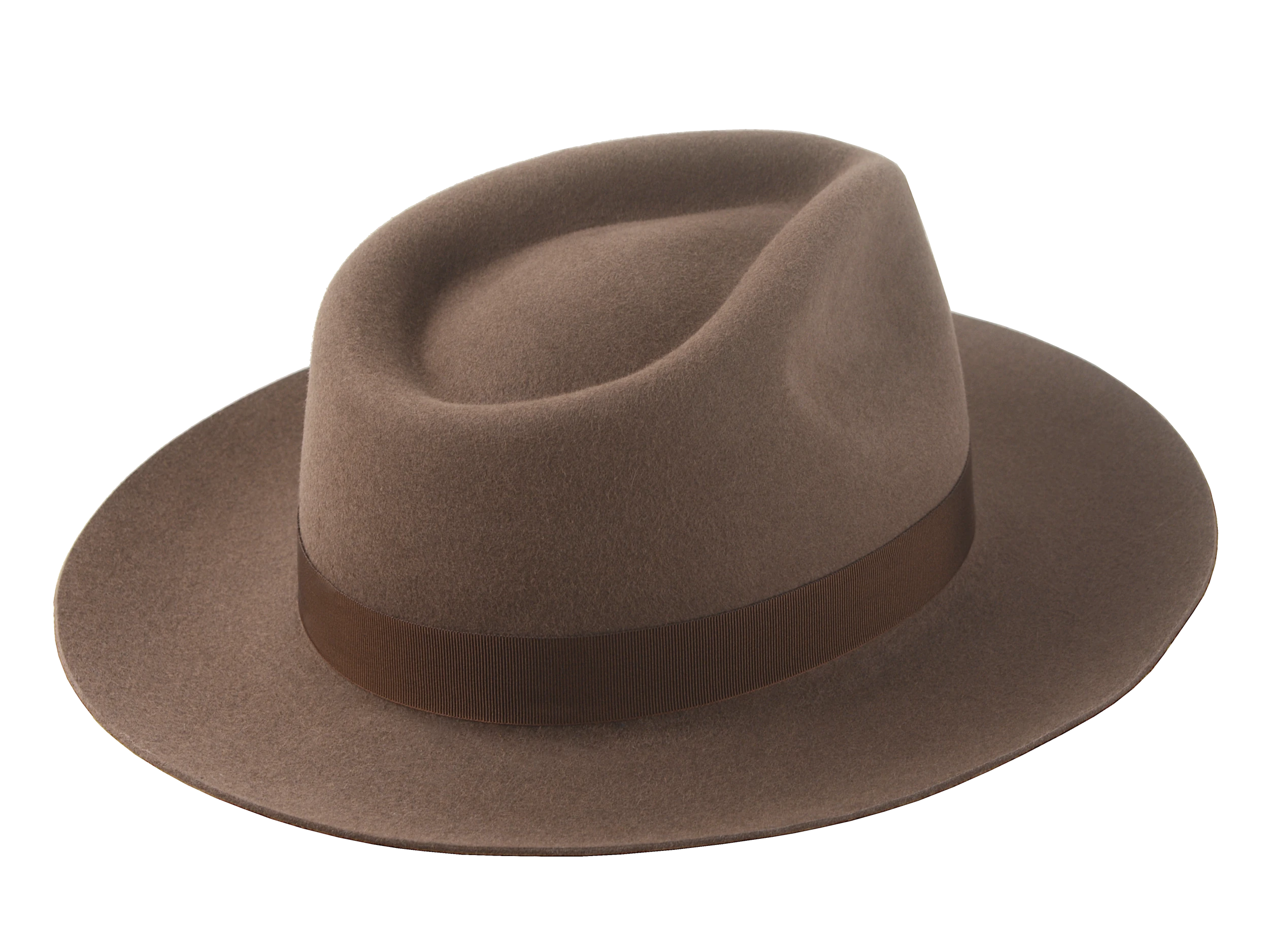 The Pathfinder: Focused shot of the sleek profile and crown height | Agnoulita Hats