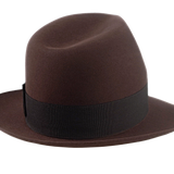 The PHARAOH | Agnoulita Custom Handmade Hats Agnoulita Hats 4 | Beaver fur felt, Custom Beaver Fedora, Explorer, Sable Brown