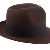 The PHARAOH | Agnoulita Custom Handmade Hats Agnoulita Hats 5 | Beaver fur felt, Custom Beaver Fedora, Explorer, Sable Brown