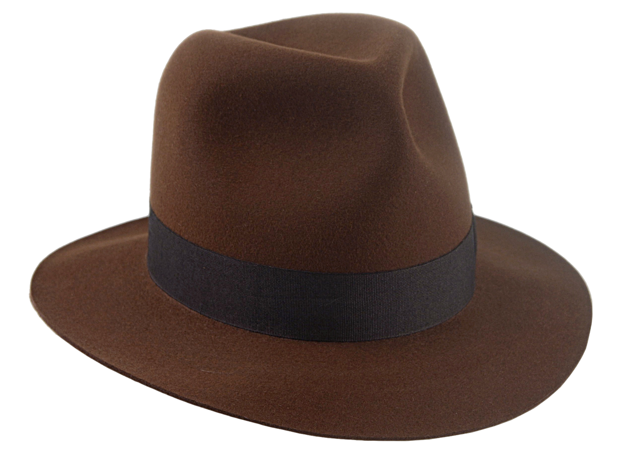 The RAIDER | Agnoulita Custom Handmade Hats Agnoulita Hats 6 | Brown, Explorer, Men's Fedora, Rabbit fur felt