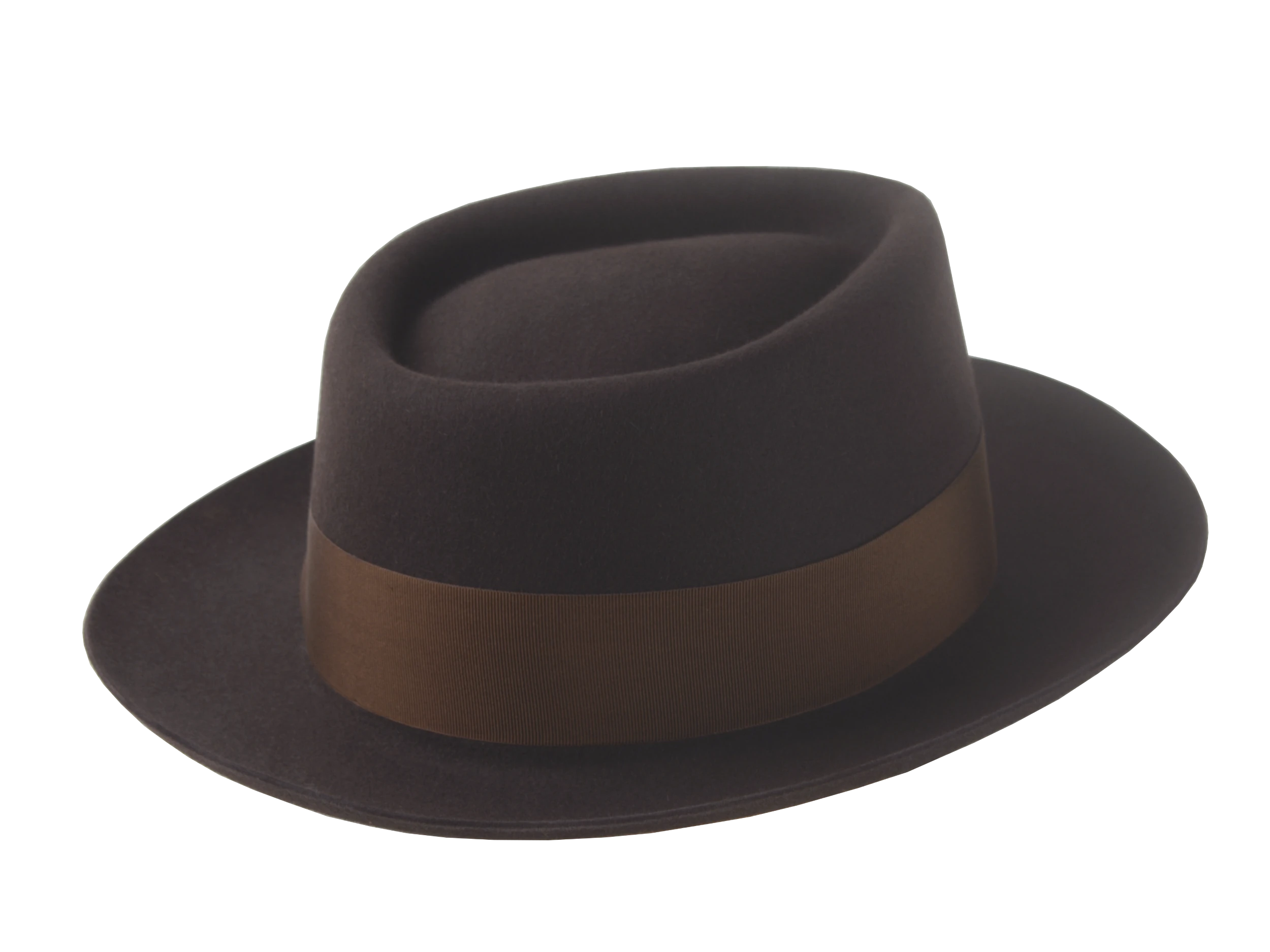 The Roamer: Side angle showcasing the elegant profile and crown height | Agnoulita Hats