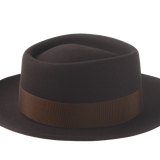 The Roamer: Angle focusing on the overall elegance and style of the hat | Agnoulita Hats