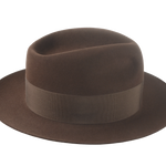 The Savoy: Side profile emphasizing the hat's iconic slope-back style | Agnoulita Hats
