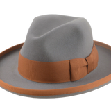 The Solaris -  Premium Fur Felt Wide-Brim Fedora Tailored for Men with Center Dent Crown and Rolled Brim | Agnoulita Quality Custom Hats 1