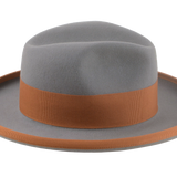 The Solaris -  Premium Fur Felt Wide-Brim Fedora Tailored for Men with Center Dent Crown and Rolled Brim | Agnoulita Quality Custom Hats 5