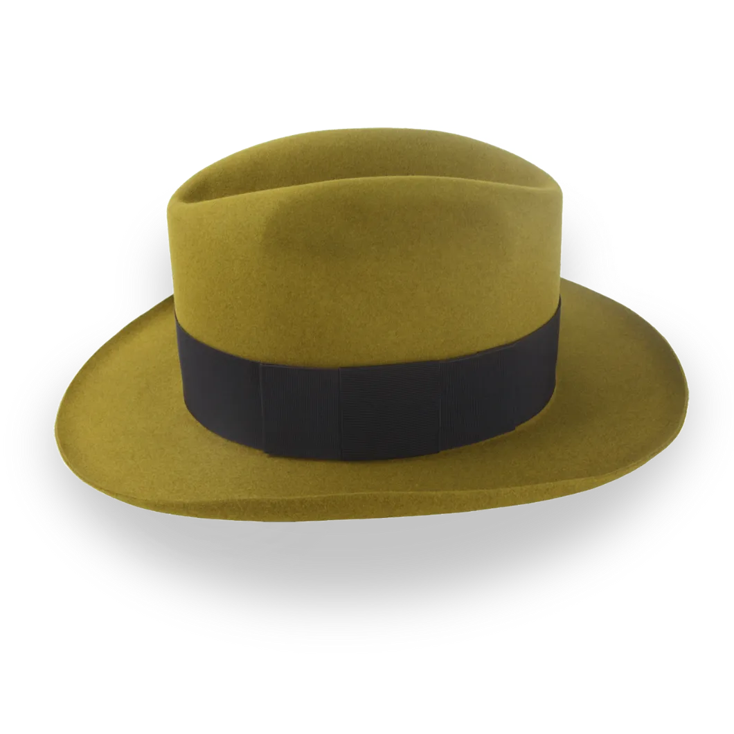 1920s Mens Fedora Hat in Malleable Beaver Fur Felt | The Miller - Agnoulita Hats 2 