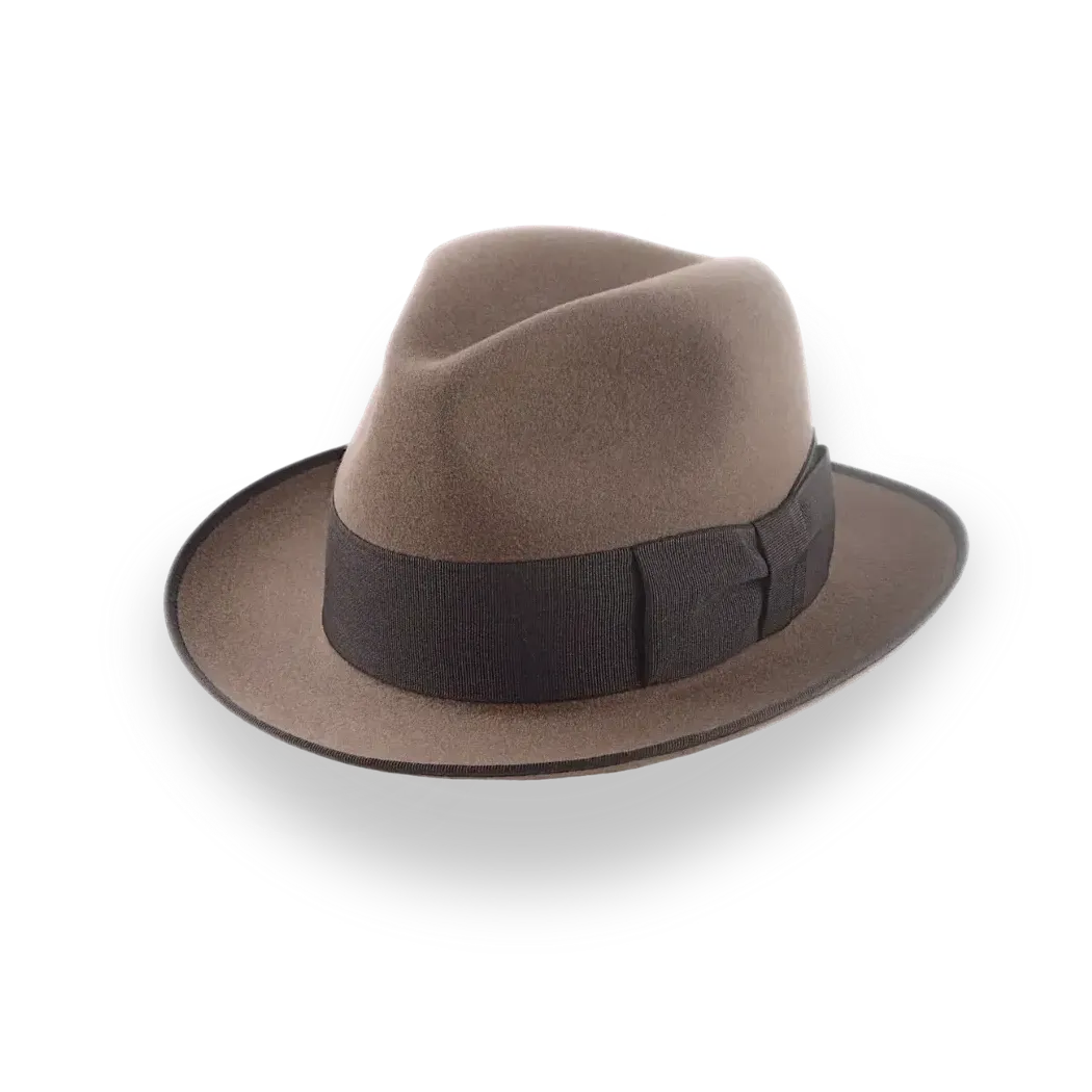1930's Retro Style Fur Felt Fedora Hat For Men | The Dogal - Agnoulita Hats 1 