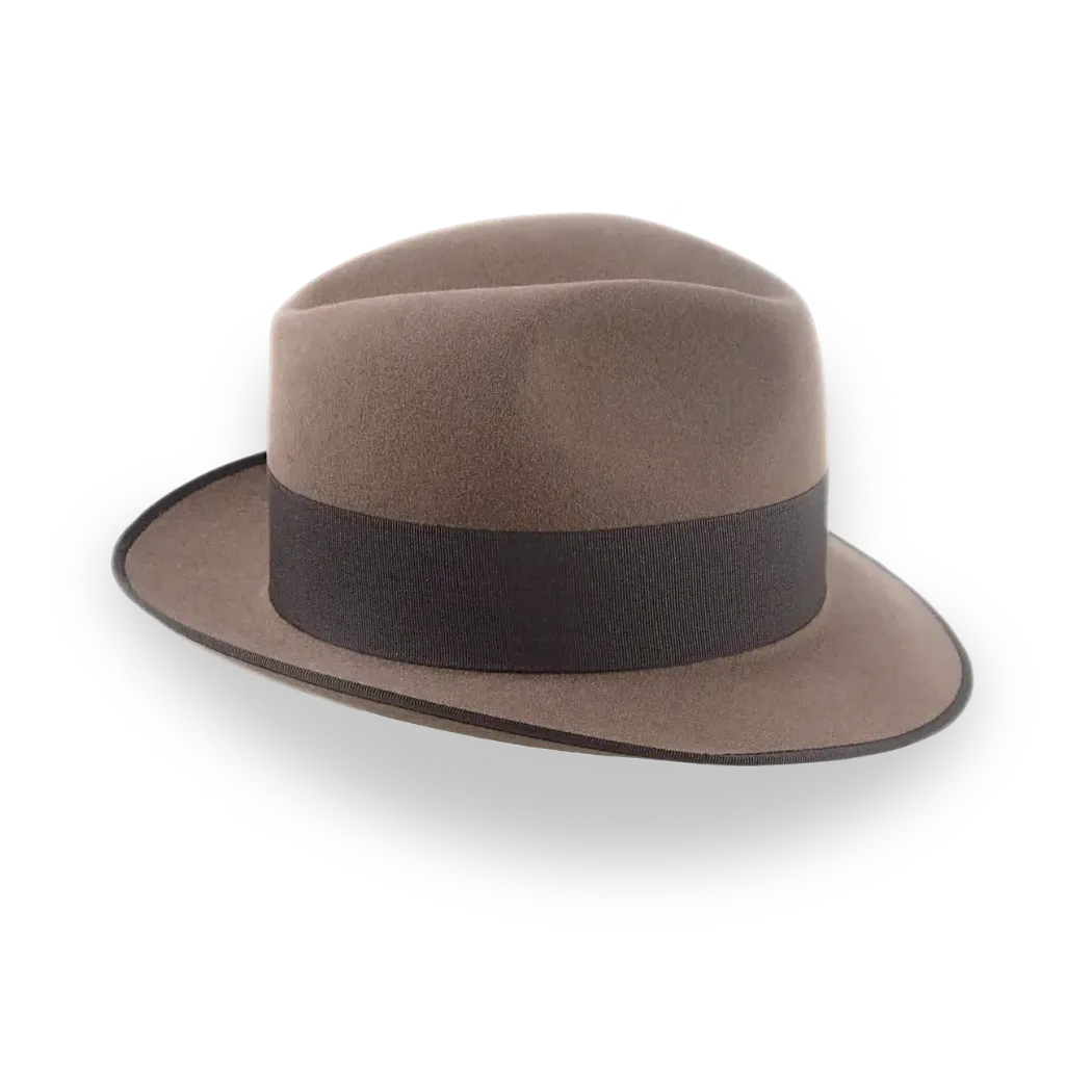 1930's Retro Style Fur Felt Fedora Hat For Men | The Dogal - Agnoulita Hats 5 