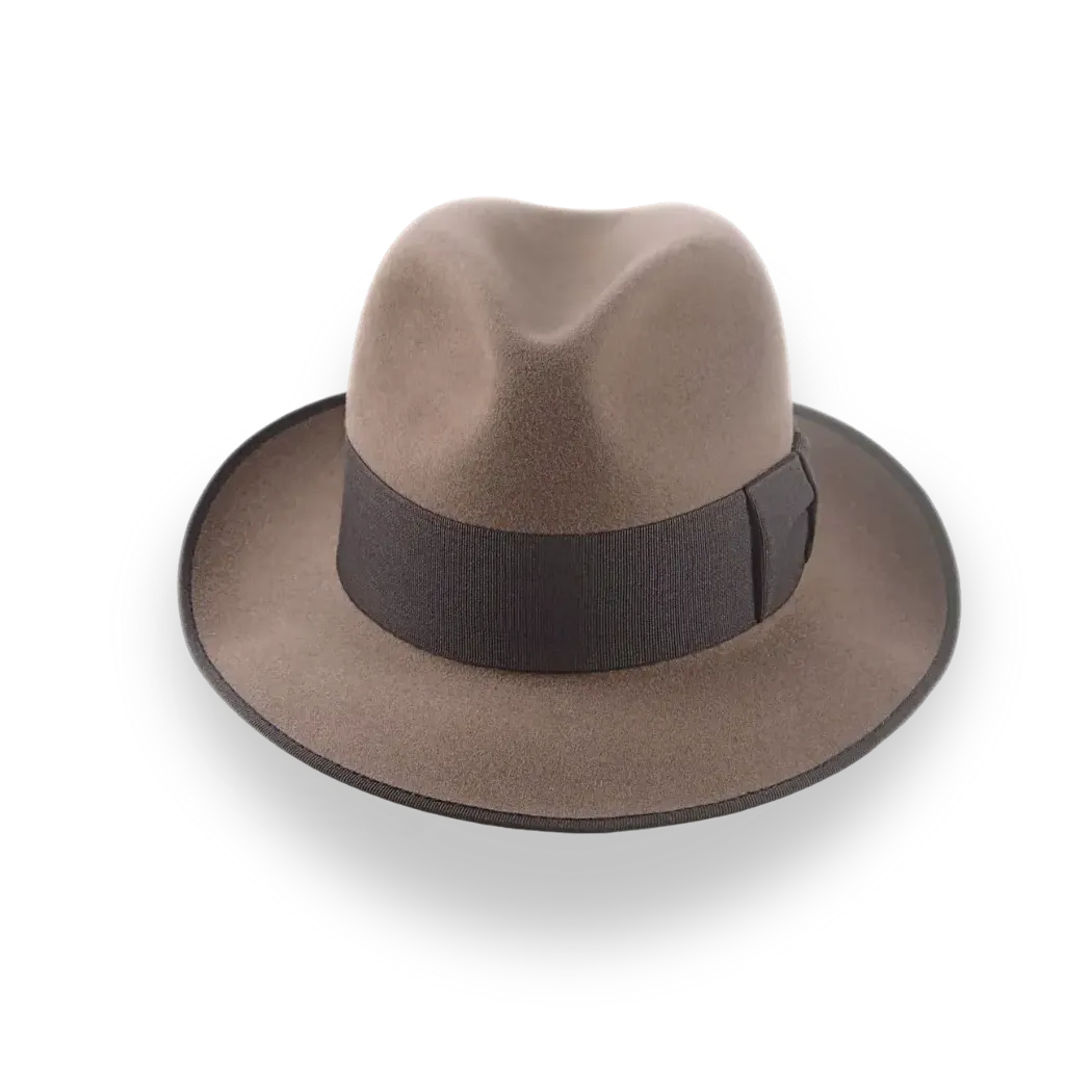 1930's Retro Style Fur Felt Fedora Hat For Men | The Dogal - Agnoulita Hats 6 