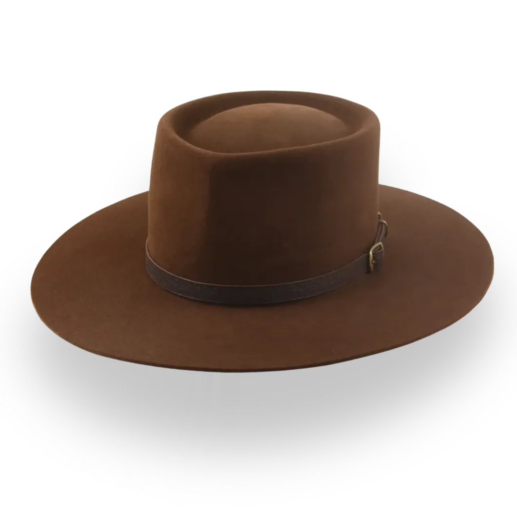 The Drifter | Brown Cowboy Hat in Rabbit Fur – Agnoulita Hats