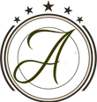 The Letter A: Agnoulita Hats Square Logo Favicon