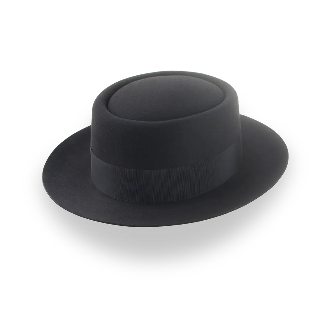 Jazz Rapper Hat The Cosmo | Black Jazz Musician Hat – Agnoulita Hats