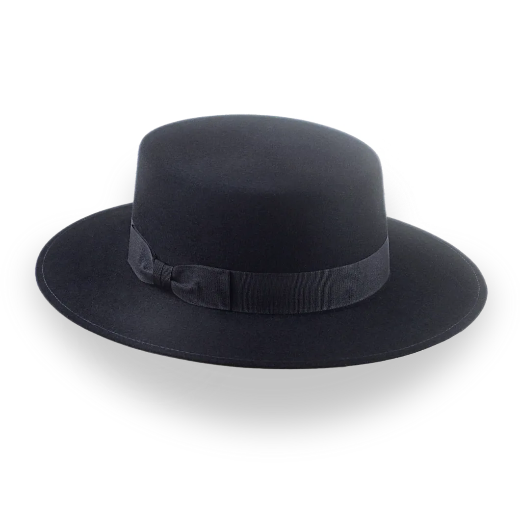 Black felt cap sales