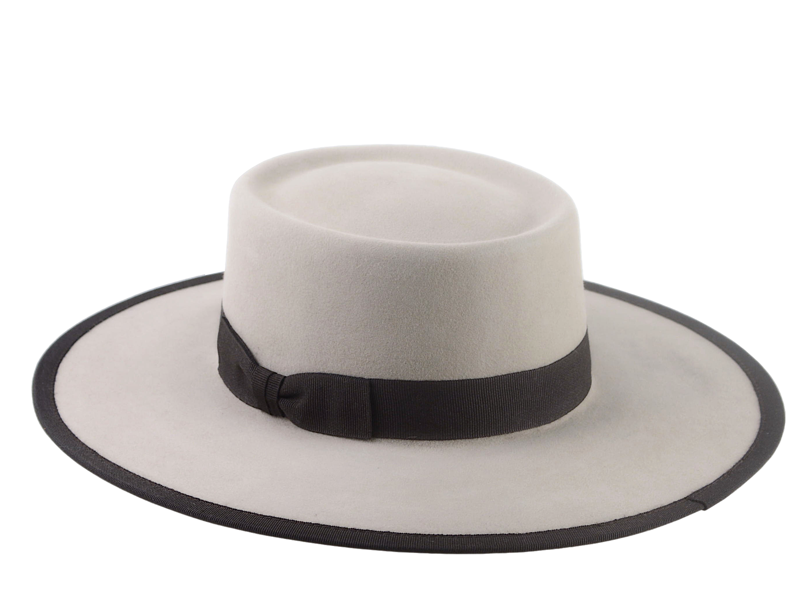 Vaquero Crown Bolero | The BUCKAROO | Custom Handmade Hats Agnoulita Hats 3 | Beige, Rabbit fur felt, Telescope, Western Style