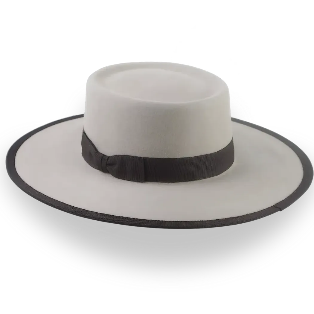 Beige Vaquero Cowboy Hat in Durable Fur Felt | The Buckaroo - Agnoulita Hats 3 